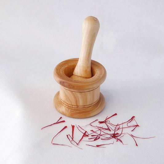 Bamboo Mortar and pestle