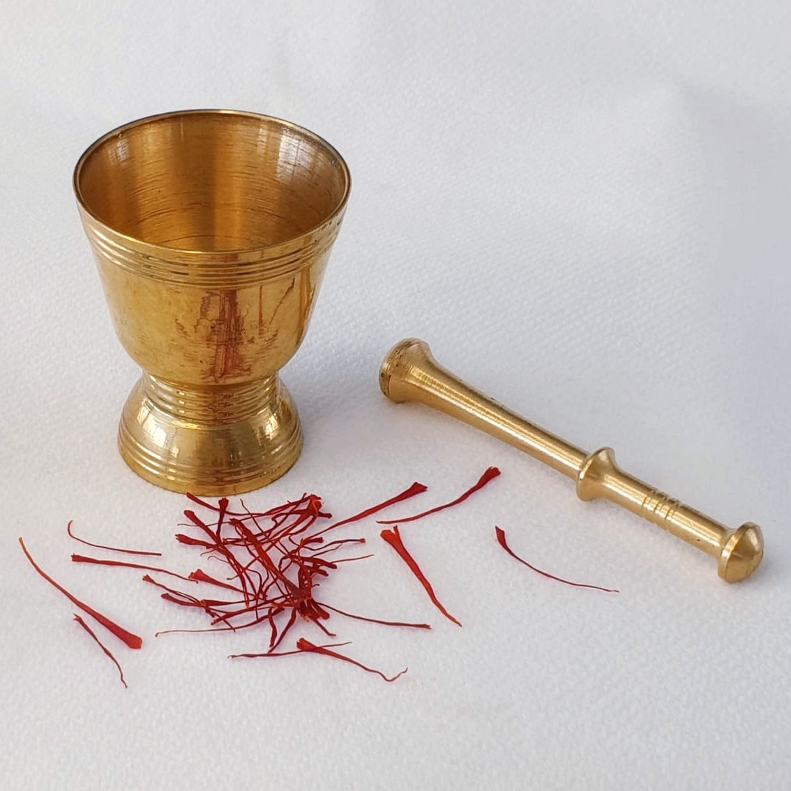 Premium metal mortar and pestle