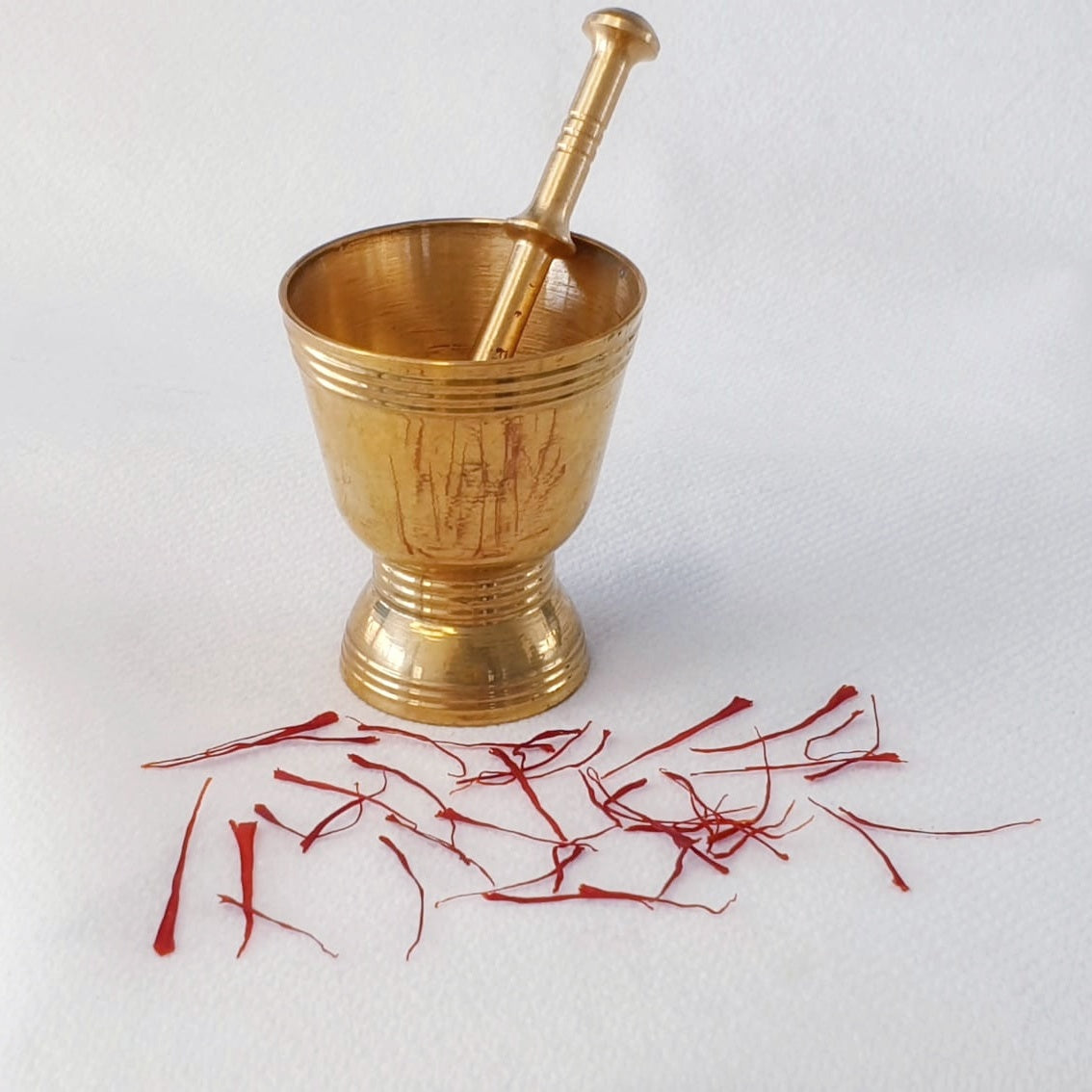 Premium metal mortar and pestle